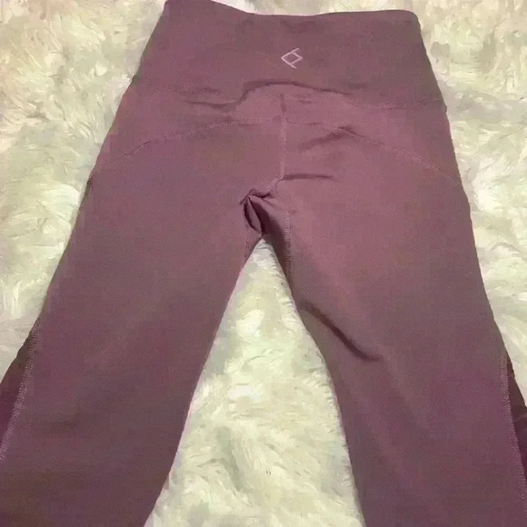 BSP Women's Pink High Waist Leggings Size M - Picture 2 of 3